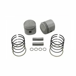 Eastern Motorcycle Parts High Compression Piston Kit, 3.457" Bore, 10:1