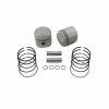 Eastern Motorcycle Parts High Compression Piston Kit, 3.497" Bore, 10:1
