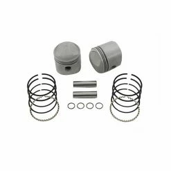 Eastern Motorcycle Parts High Compression Piston Kit, 3.497" Bore, 10:1
