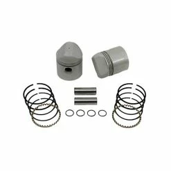 V-Twin Manufacturing Replacement Piston Kit, 3" Bore, 9:1