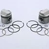 V-Twin Manufacturing Piston Kit, 3.187" Bore, 9:1