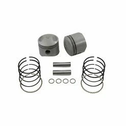 Eastern Motorcycle Parts Standard Compression Piston Kit, 3.5" Bore, 8:1