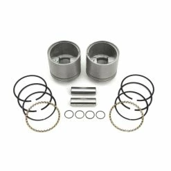 V-Twin Manufacturing Low Compression Piston Kit, 3.188" Bore, 8.4:1