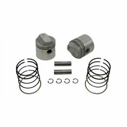 V-Twin Manufacturing Low Compression Piston Kit, 3.188" Bore, 8.4:1