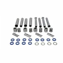 V-Twin Manufacturing Chrome Pushrod Cover Kit