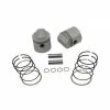 V-Twin Manufacturing Piston Kit, 3.187" Bore, 9:1