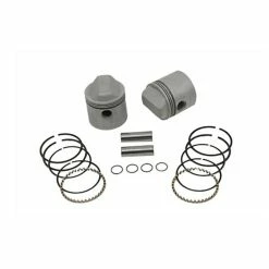 V-Twin Manufacturing Piston Kit, 3.187" Bore, 9:1