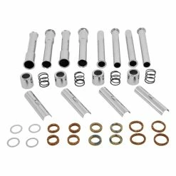 V-Twin Manufacturing Chrome Pushrod Cover Kit