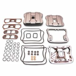 V-Twin Manufacturing Chrome Rocker Cover Kit
