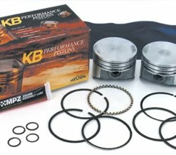 Keith Black Dome Top Piston Kit, 3.447" Bore, 9:1