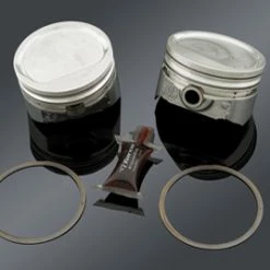 Keith Black Dish Top Performance Piston Kit, 3.518" Bore, 10:1