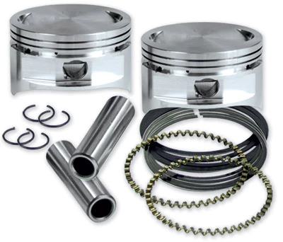 S&S Cycle Replacement Piston Kit, 4" Bore