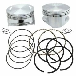 S&S Cycle Replacement Piston Kit, 4" Bore