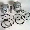 V-Twin Manufacturing Moly Coated Piston Kit, 3.438" Bore