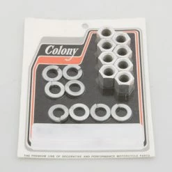 Colony Tall Hex Cap Cylinder Base Nut Kit