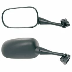 Parts Unlimited Black O.E.M. Replacement Mirror, Left
