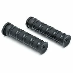 Kuryakyn Dillinger Satin Black Grips For Electronic Throttle