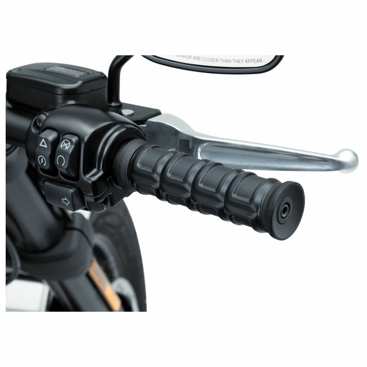 Kuryakyn Dillinger Satin Black Grips For Electronic Throttle - Image 2
