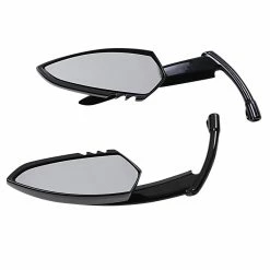 Kuryakyn Scythe Gloss Black Mirror Set
