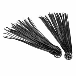 Drag Specialties Grip End Caps With 12" Fringe