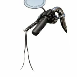 Drag Specialties Leather Handlebar Grip Covers