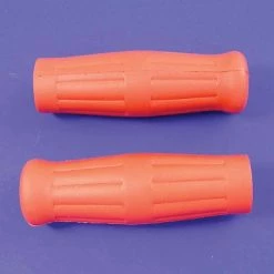 V-Twin Manufacturing Vintage Style Red Grips
