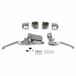 V-Twin Manufacturing Chrome 5/8" Handlebar Control Kit