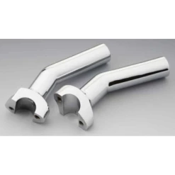 Milwaukee Twins Chrome Forged Aluminum 5-1/2″ Pullback Risers For 1″ Bars