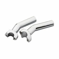 Milwaukee Twins Chrome Forged Aluminum 4-1/2″ Pullback Risers For 1″ Bars