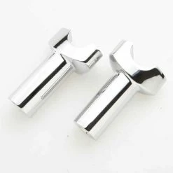 Milwaukee Twins Chrome Forged Aluminum 3" Straight Risers For 1" Bars