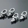 J&P Cycles Chrome Handlebar Wiring Clips