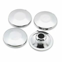 J&P Cycles Chrome Handlebar Clamp Plugs