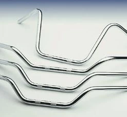 J&P Cycles 1" Chrome 12" Knurled Springer Handlebar