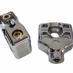 Joker Machine 2″ Dual Chrome Handlebar Clamp Assembly