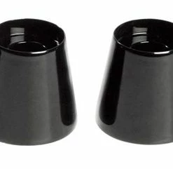 Novello 1-1/2″ Vertical-Milled Black Custom Riser Extensions