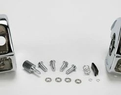 Drag Specialties Chrome Radiused Switch Housing Set