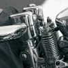 LA Choppers 1-1/4″ Chrome Springer Risers