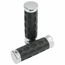 Drag Specialties Custom Chrome And Rubber Grips For Touring Models