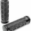 DRAG Specialties Custom Black Rubber Grips