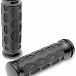 DRAG Specialties Custom Black Rubber Grips
