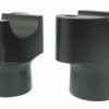 Wild 1 Chubbys 1-1/4" Black Billet 1-1/2″ Riser Set