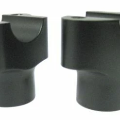Wild 1 Chubbys 1-1/4" Black Billet 1-1/2″ Riser Set