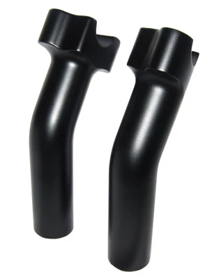 Wild 1 Chubbys 1-1/4" Black Billet 5-1/2″ Pullback Riser Set