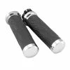 Avon Grips Chrome Flame Grips For Dual Cable Models