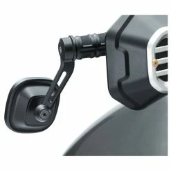 Kuryakyn Dillinger Satin Black Bar End Mirror