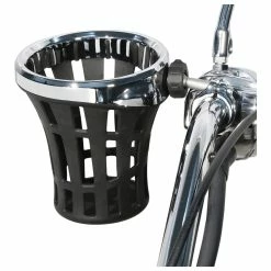 Ciro Chrome Big Ass Drink Holder With 1-1/4" Bar Mount