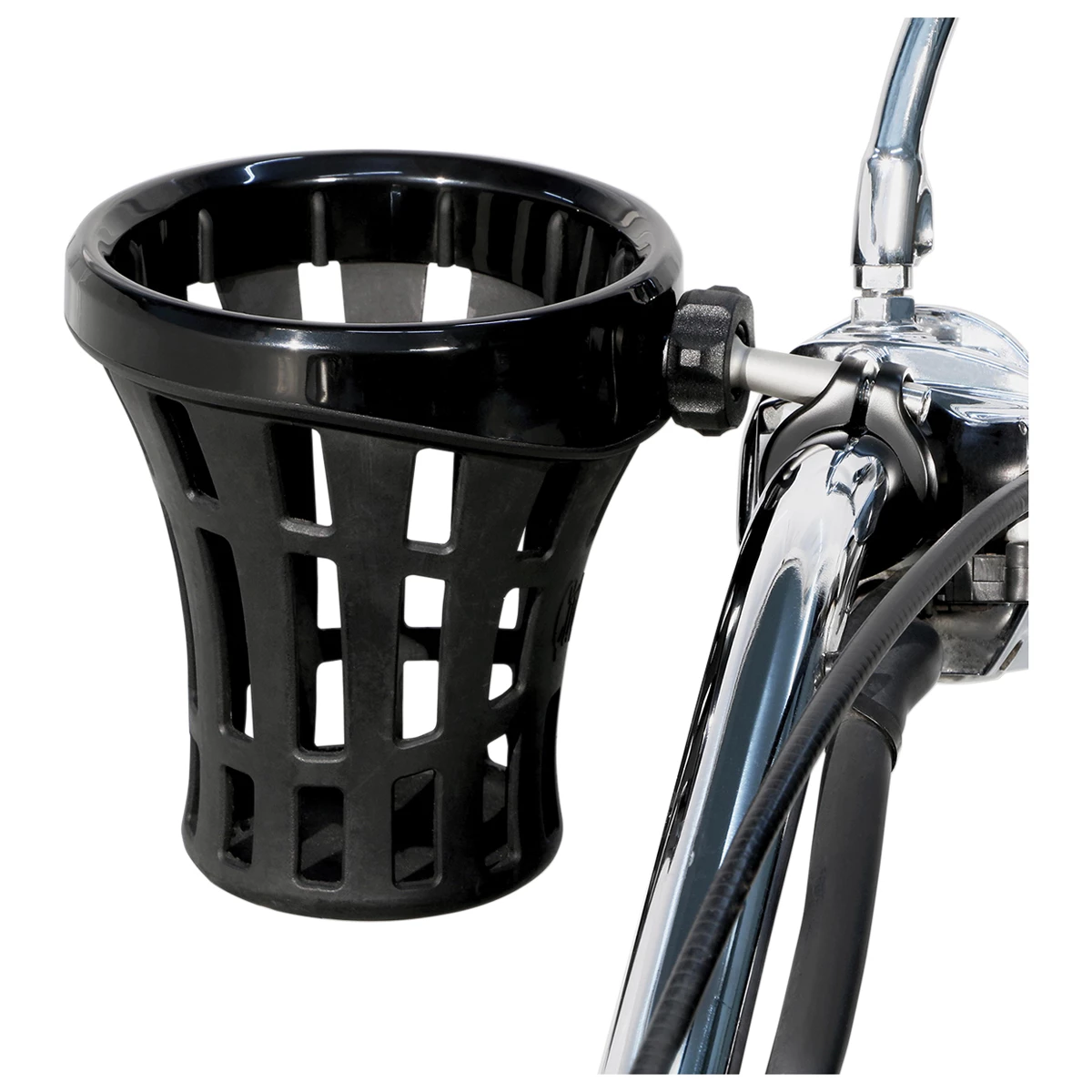 Ciro Black Big Ass Drink Holder With 1-1/4" Bar Mount