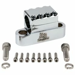 LA Choppers Kage Fighter Chrome Handlebar Clamp