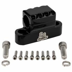 LA Choppers Kage Fighter Gloss Black Handlebar Clamp