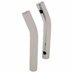 LA Choppers 10" Chrome Kage Fighter Pull Back Riser